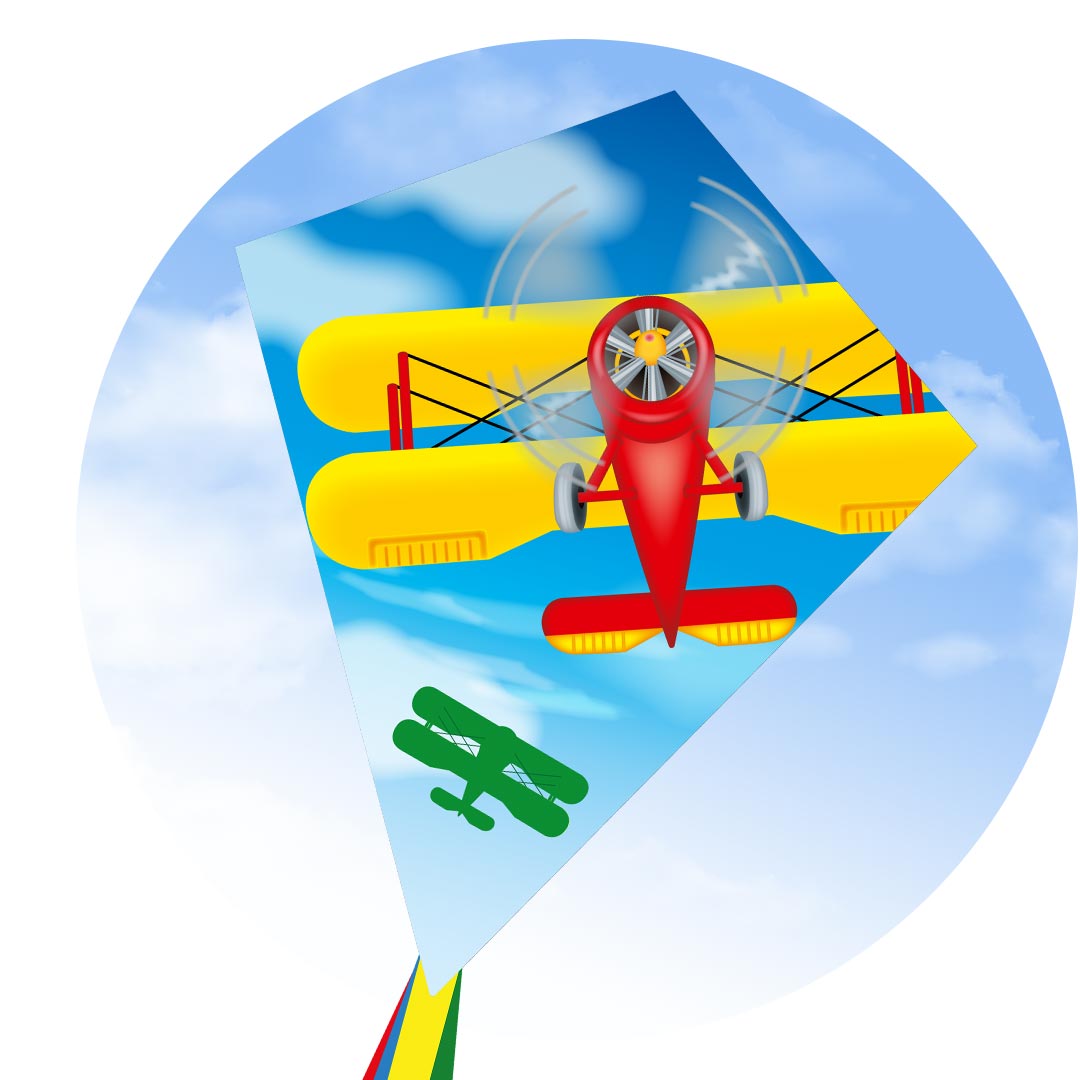 Ecoline: Eddy Classic Biplane 70 cm