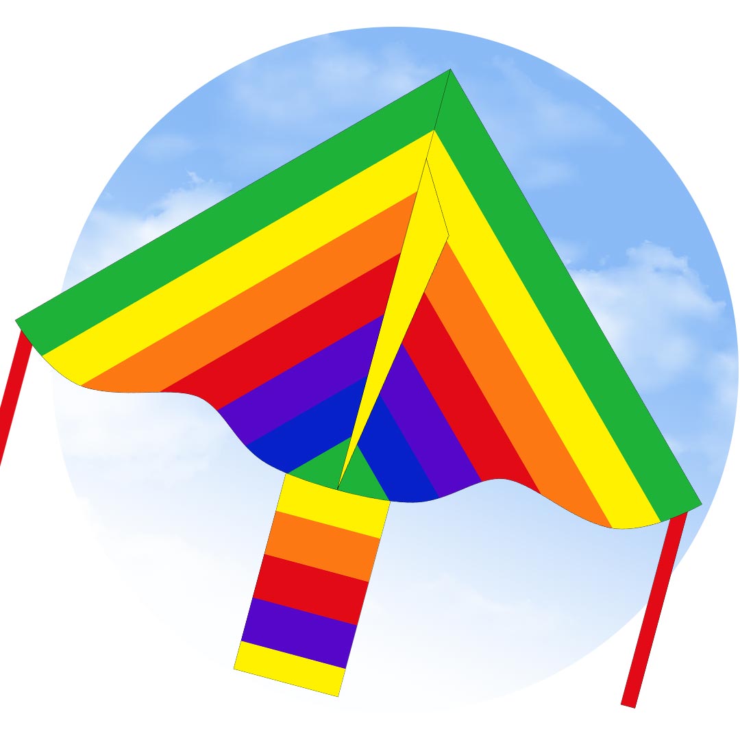 Ecoline: Simple Flyer Rainbow 85cm