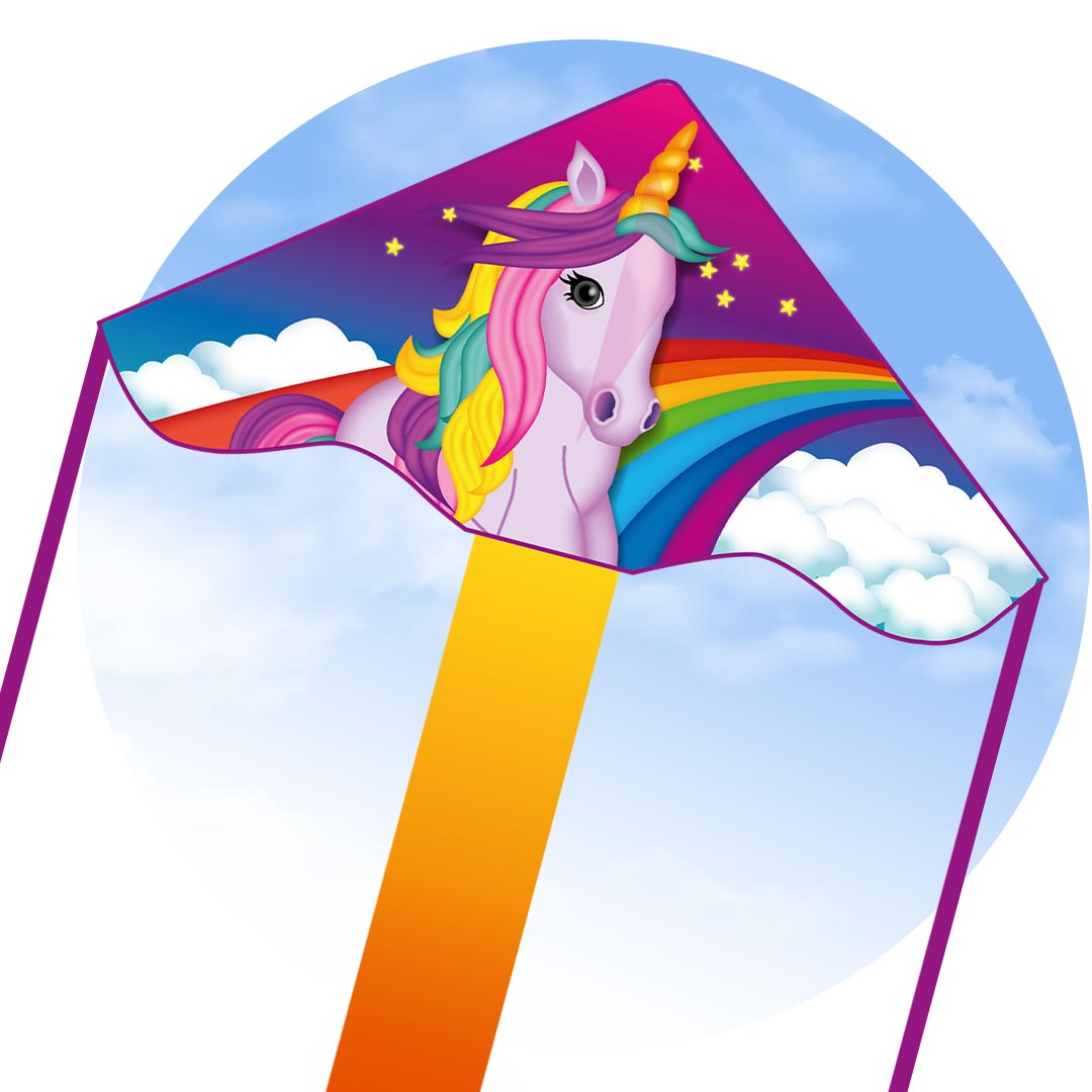 Ecoline: Simple Flyer Unicorn 85 cm
