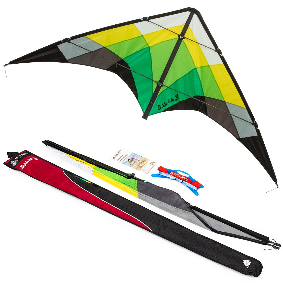 HQ Salsa III Jungle Drachen HochleistungsDrachen für Einsteiger