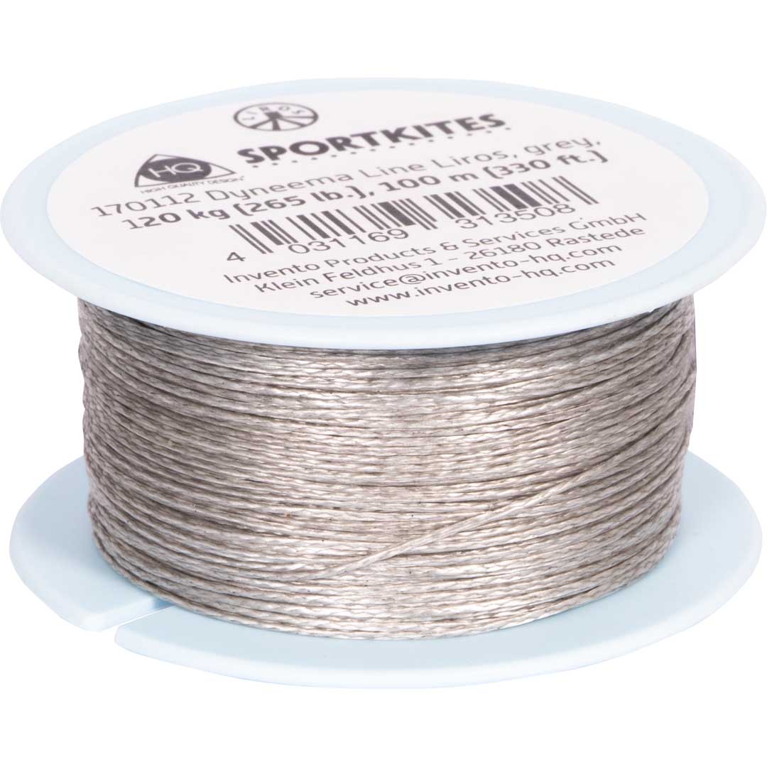 Dyneema Line Liros, grey, 120 kg (265 lb.), 100 m (330 ft.)