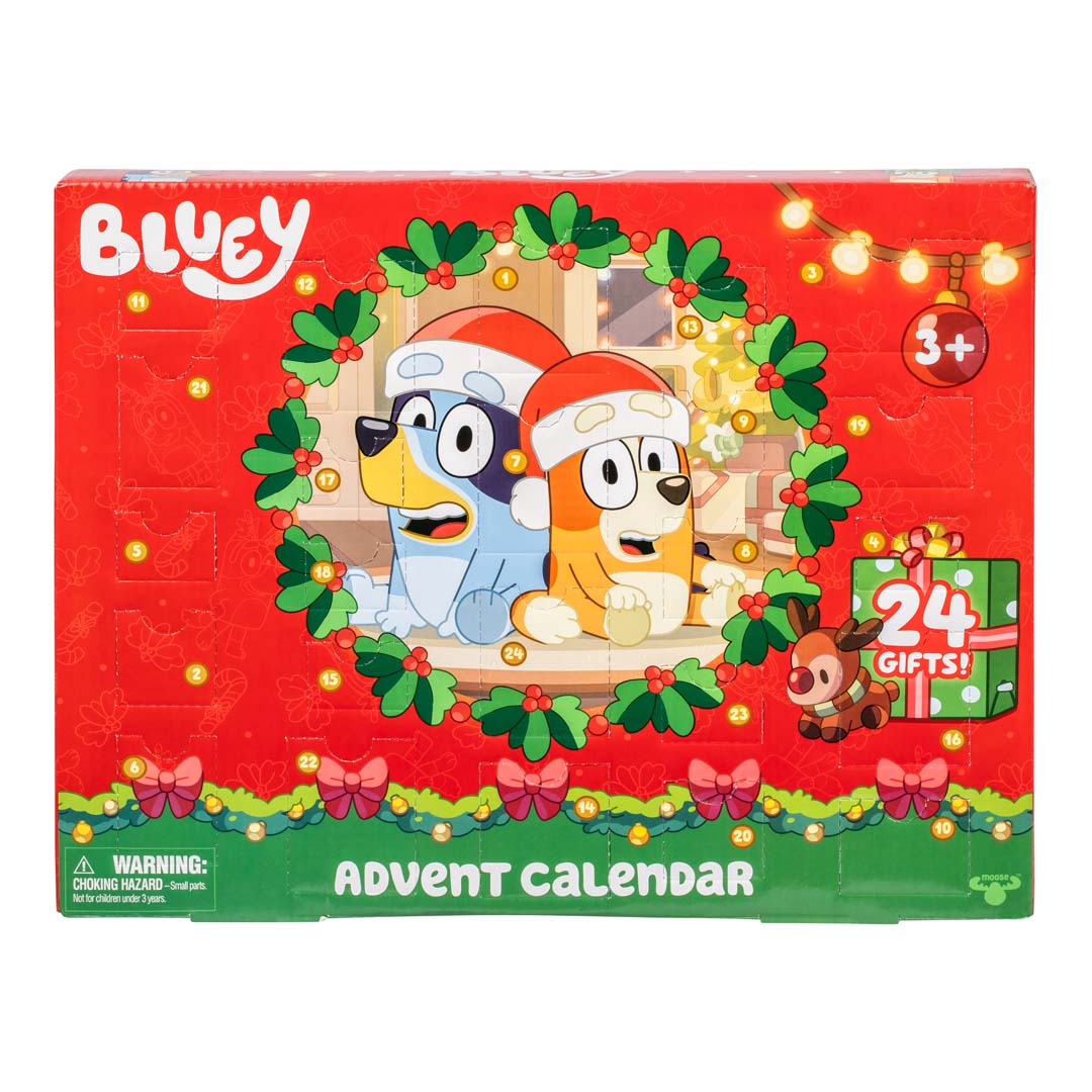 BLUEY-Adventskalender mit Mini-Spielfiguren S13