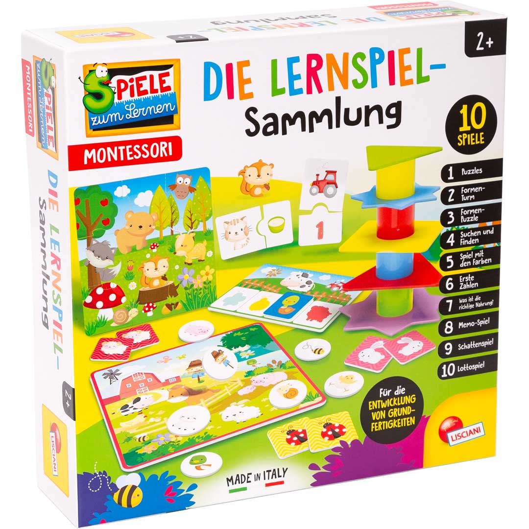 Montessori - Die Lernspielsammlung (10 pädagogische Spiele)
