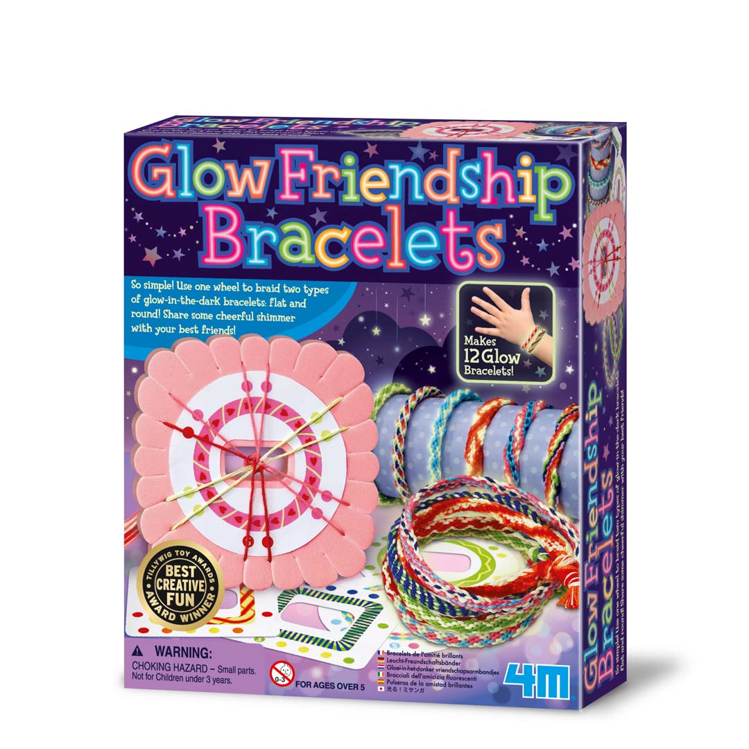 Kreative Handarbeit: Leuchtende Freundschafts-Armbänder