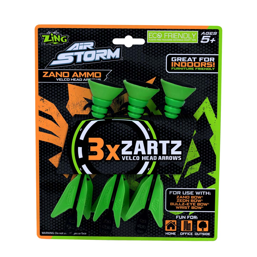 Air Storm Velcro Arrows for Bullz Eye Bow - Ersatzpfeile  3er Set
