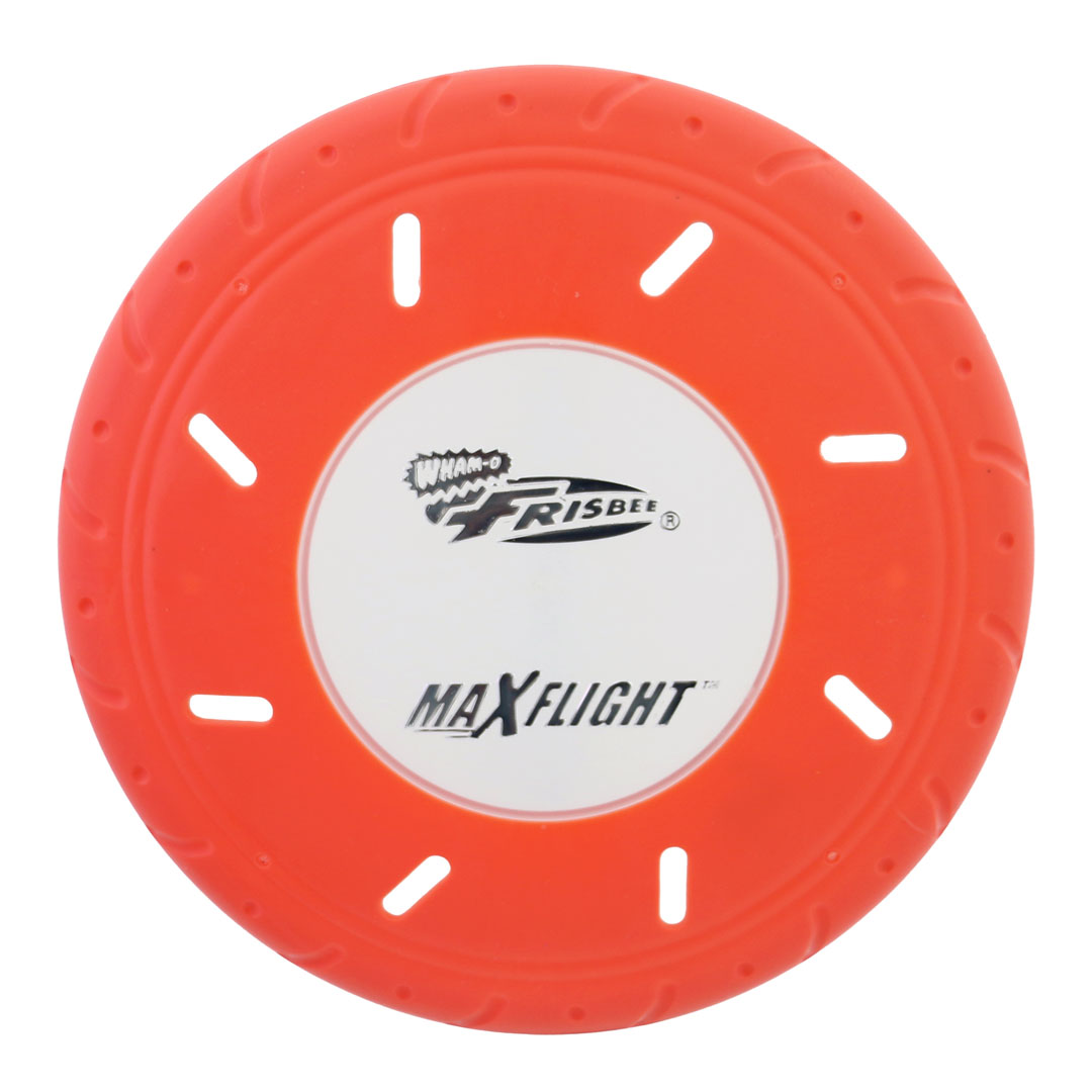WhamO Frisbee Max Flight Glow Red