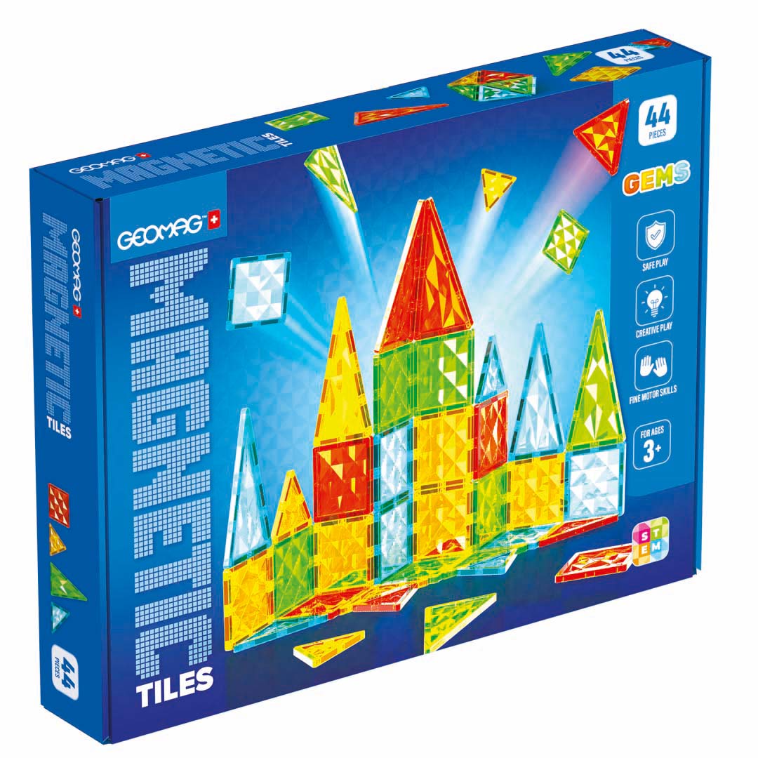 Geomag Magnetic Tiles Gems 44