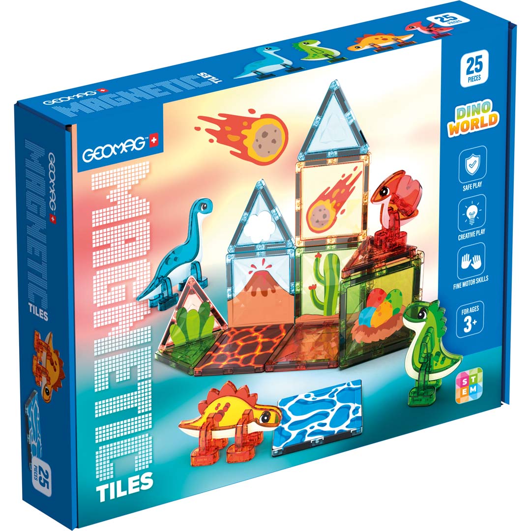 Geomag Magnetic Tiles Dino World 25